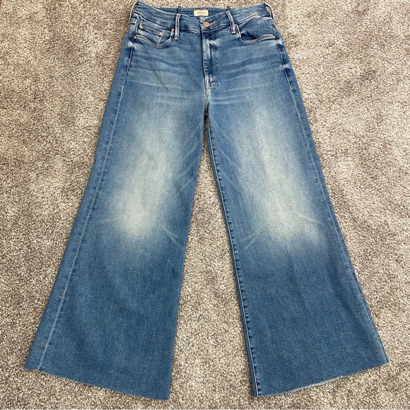 MOTHER The Roller Fray Wide Leg Jean - Picture 5 of 15